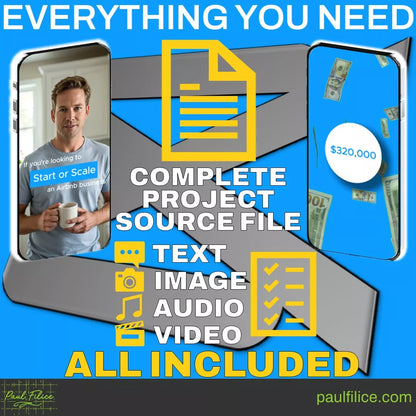 CapCut Project Source File #000: 3D Animation, Typography, Motion - Marketing, Promotional, Ads