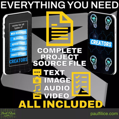 CapCut Project Source File #001: 3D Animation, Typography, Motion - Marketing, Promotional, Ads